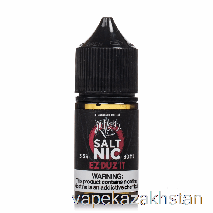 Vape Disposable EZ Duz It - Ruthless SALT - 30mL 10mg